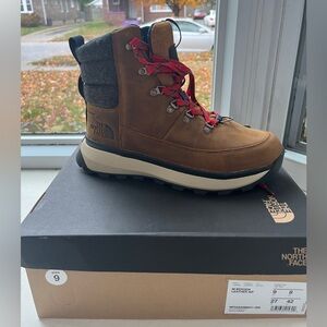 The North Face Winter Boots with Red laces